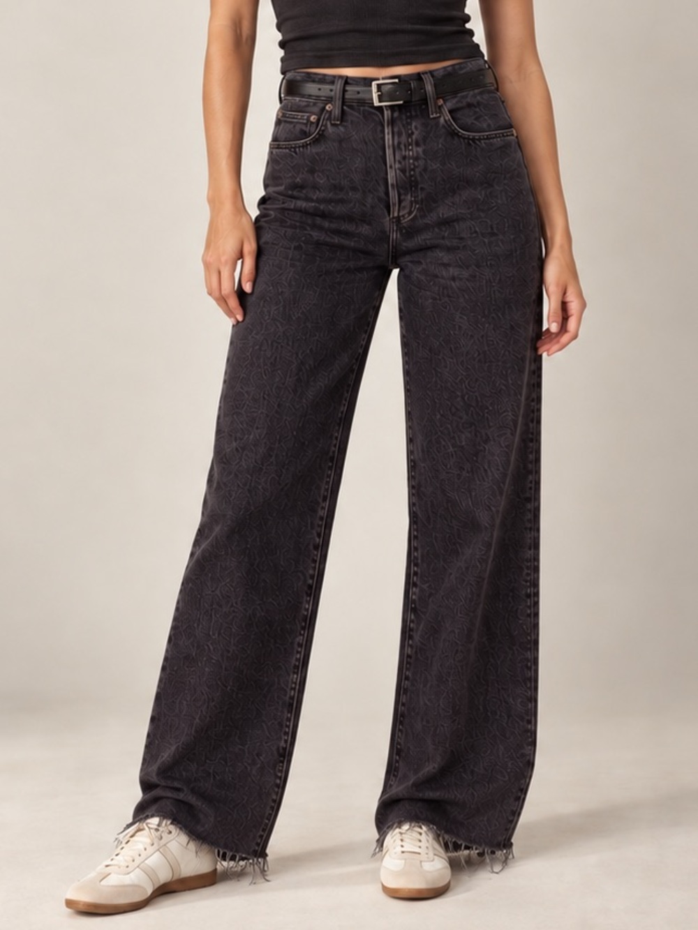 Denim Forum Farrah High Rise Wide Leg (Size 29)